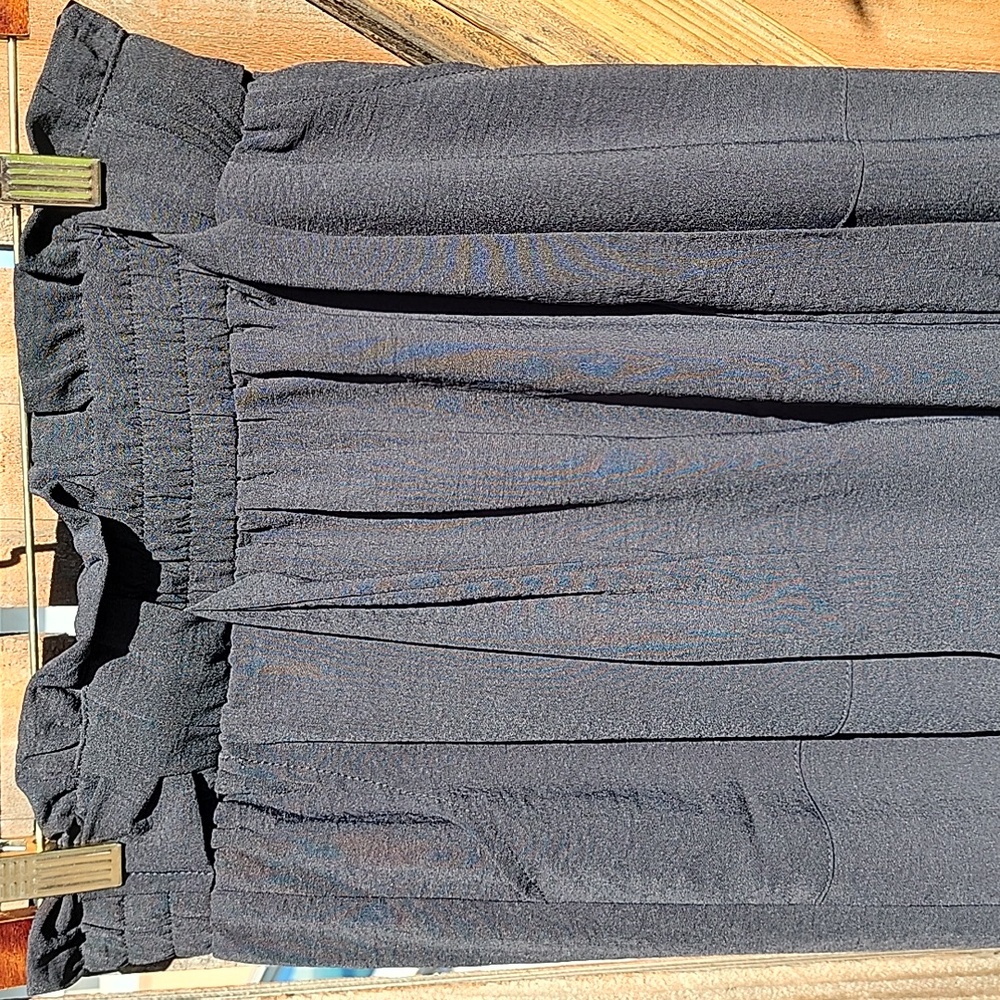 New Black Wide Leg Pants, NWT, Sz. Medium - Picture 8 of 10